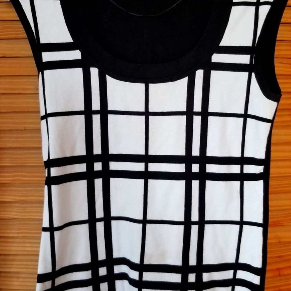 Le Chateau Plaid Sweater